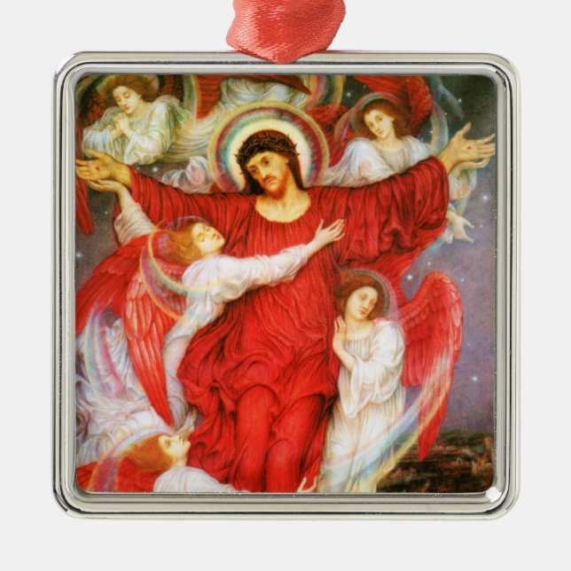 Adorno Metálico La Cruz Roja (Crucifixión de Jesucristo) (Frente)