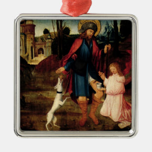 Adorno Metálico La cura del santo Roch