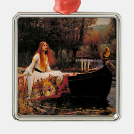 Adorno Metálico La dama de Shalott (Belleza medieval)