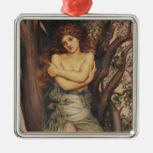 Adorno Metálico La Dríada (de Evelyn De Morgan)