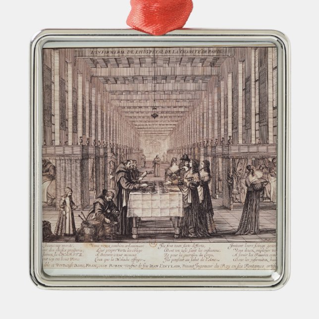 Adorno Metálico La enfermería de las hermanas de la caridad (Frente)