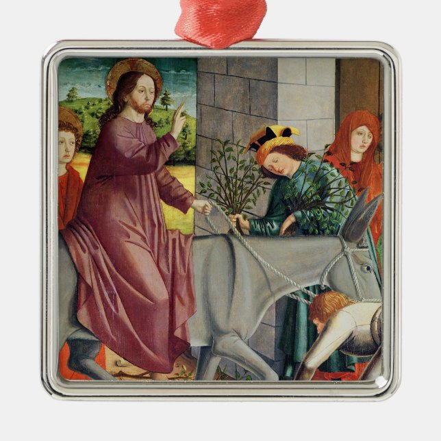 Adorno Metálico La entrada de Cristo a Jerusalén (Frente)