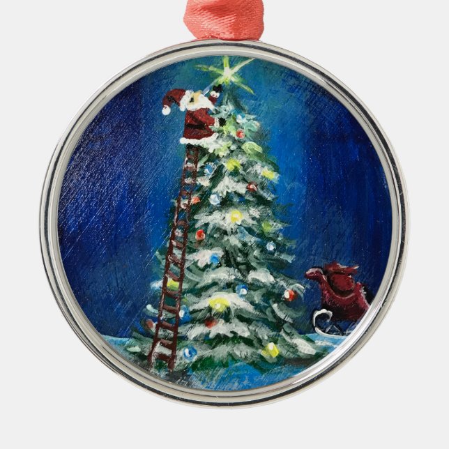 Adorno Metálico La Estrella Va Arriba (Frente)