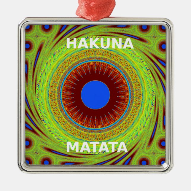 Adorno Metálico La etnia tiene un buen día y una mejor noche (Frente)