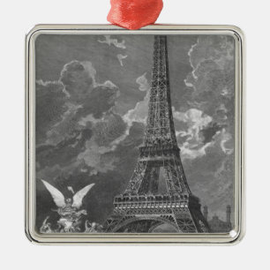 Adorno Metálico La exposición del universal de la torre Eiffel