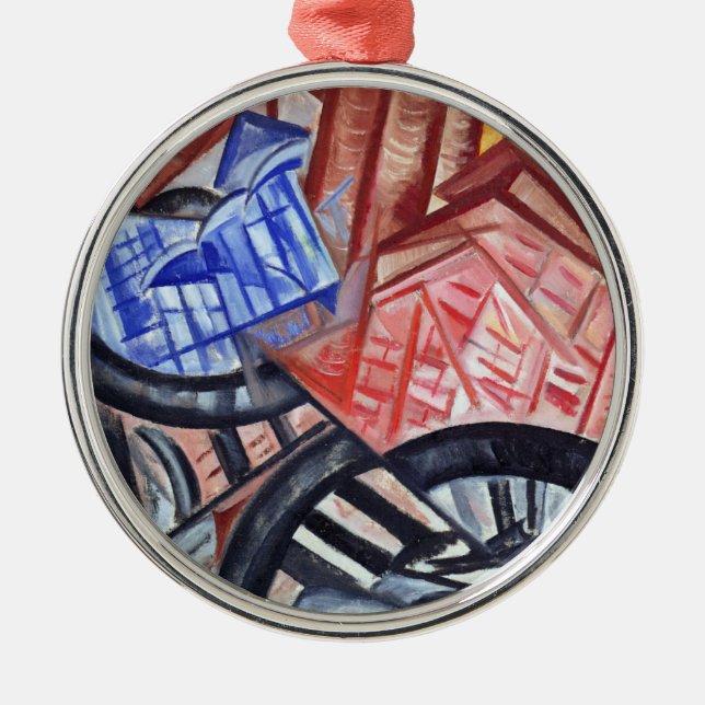 Adorno Metálico La fábrica y el puente (Frente)