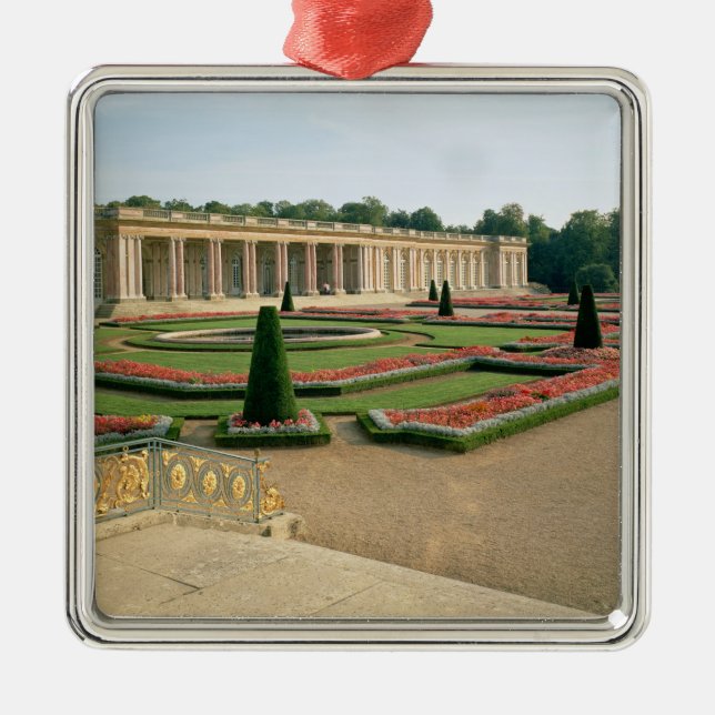 Adorno Metálico La fachada del jardín del Trianon magnífico, 1687 (Frente)