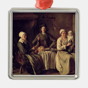 Adorno Metálico La familia campesina, 1642 (aceite en lona)
