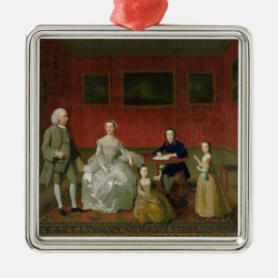 Adorno Metálico La familia del Buckley-Verraco, c.1758-60 (aceite