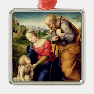 Adorno Metálico La familia santa con un cordero, 1507