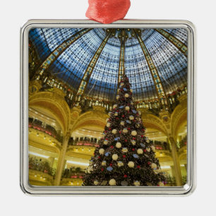 Adorno Metálico La Fayette en el navidad, París, Francia de