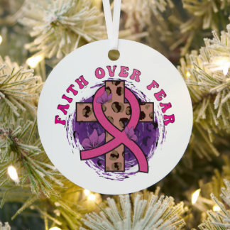 Adorno Metálico La fe sobre el miedo