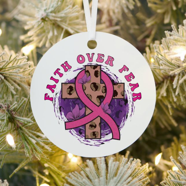 Adorno Metálico La fe sobre el miedo (in situ)