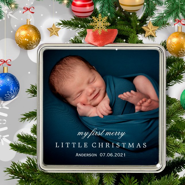 Adorno Metálico La foto de mi primer hijo de Navidades (Subido por el creador)