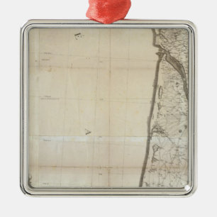 Adorno Metálico La Francia del de la carta TAN