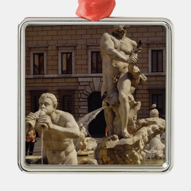 Adorno Metálico La fuente de Moro (Frente)