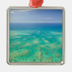 Adorno Metálico La Gran Barrera de Coral, vista aérea de Green
