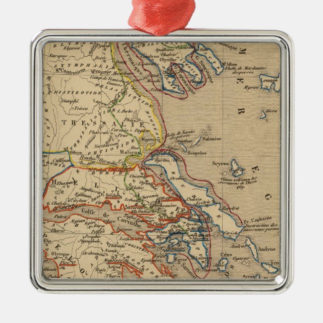 Adorno Metálico La Grece, les cotes de l'Asie Mineure (Frente)