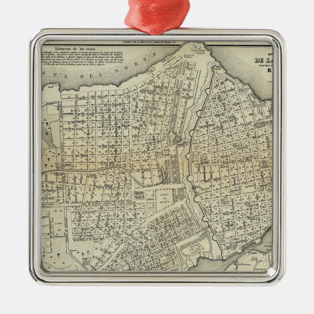 Adorno Metálico La Habana, Cuba (Frente)