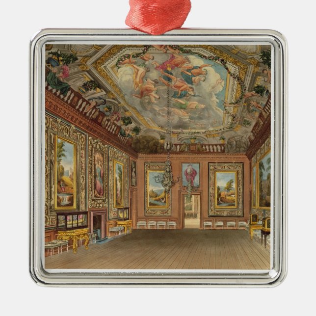 Adorno Metálico La habitación Queen's Drawing Room, el Castillo de (Frente)