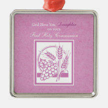 La hija es la primera comunión, rosa