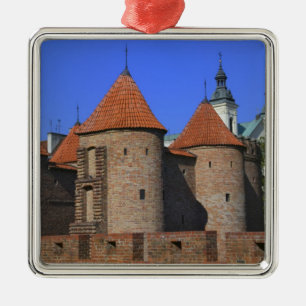 Adorno Metálico La Iglesia de Barbican y Pauline, Varsovia,