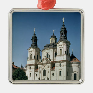 Adorno Metálico La iglesia de San Nicolás, construida 1703-61