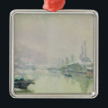 Adorno Metálico La Ile Lacroix bajo Nieve, 1893<br><div class="desc">La Ile Lacroix bajo Nieve,  1893| por Albert-Charles Lebourg| Ubicación del arte: Musee des Beaux-Arts,  Rouen,  Francia| Artista francés| Número de colección de imágenes: XOU242479</div>