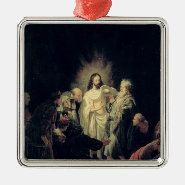 Adorno Metálico La incredulidad de St Thomas (Frente)