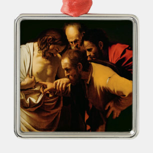Adorno Metálico La incredulidad de St Thomas, 1602-03