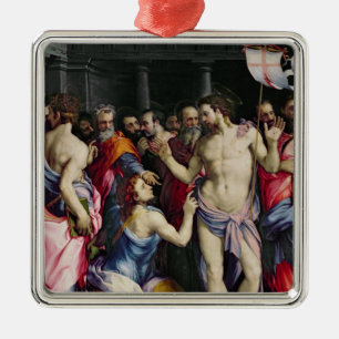Adorno Metálico La incredulidad de St Thomas, c.1547