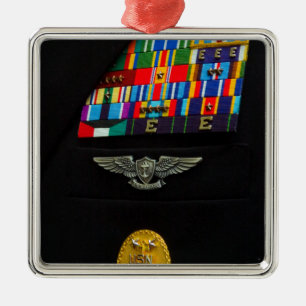 Adorno Metálico La insignia del jefe del amo del comando