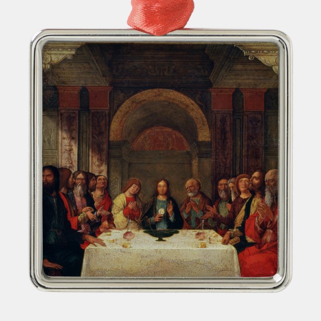 Adorno Metálico La institución de la eucaristía, c.1490 (Frente)