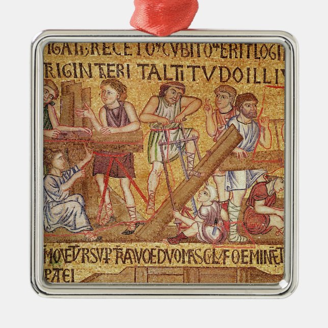 Adorno Metálico La inundación, del atrio, detalle del (Frente)