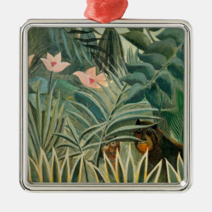 Adorno Metálico La Jungle ecuatorial, 1909 (aceite en lona)