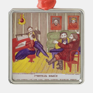 Adorno Metálico La lección del canto