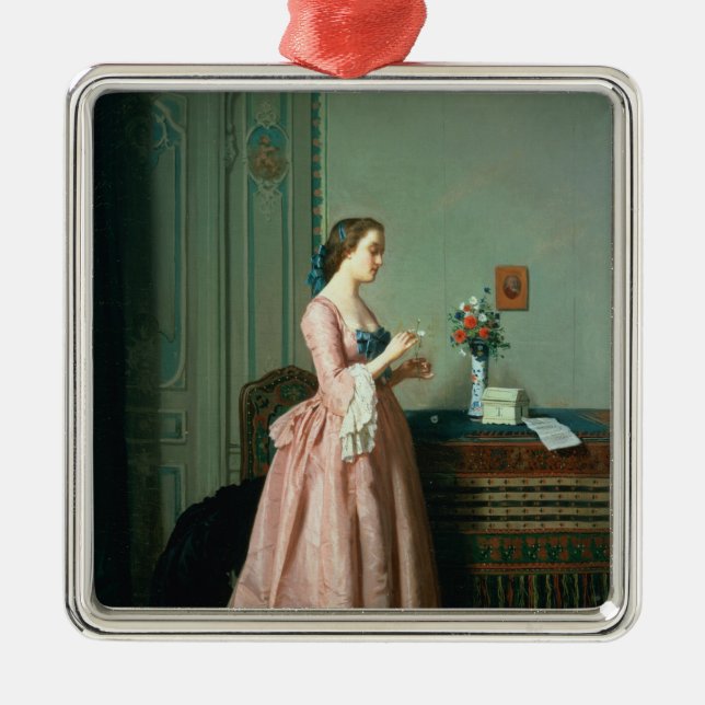 Adorno Metálico La letra de amor (Frente)