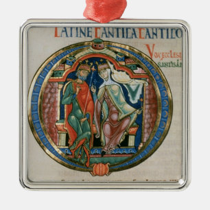 Adorno Metálico La letra inicial "O" Osculatur yo - déjeme besarse