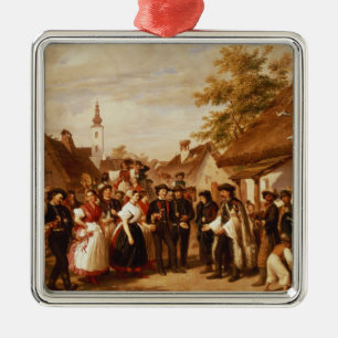 Adorno Metálico La llegada de la novia, 1856