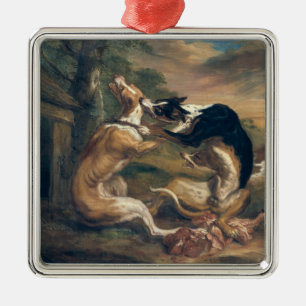 Adorno Metálico La lucha de los perros, 1678