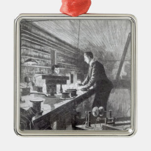 Adorno Metálico La luz eléctrica