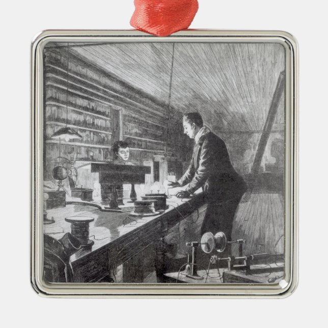 Adorno Metálico La luz eléctrica (Frente)