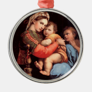 Adorno Metálico La Madonna Del Presidente
