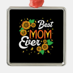 Adorno Metálico La mejor mamá girasol de todas