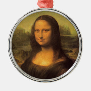 Adorno Metálico La Mona Lisa de Leonardo Da Vinci