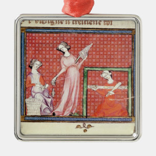 Adorno Metálico La mujer fuerte del giro de las escrituras