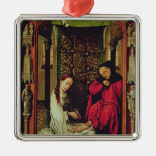 Adorno Metálico La natividad, izquierda de un tríptico, c.1496