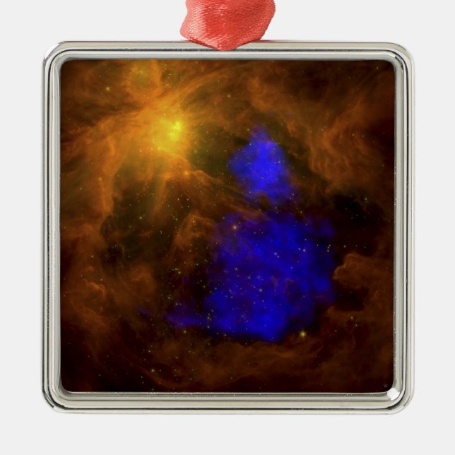 Adorno Metálico La nebulosa de Orión en el infrarrojo (Frente)