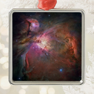 Adorno Metálico La Nebulosa de Orión - Rosa
