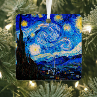 Adorno Metálico La noche estrellada de Vincent Van Gogh